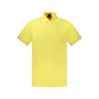 Hugo Boss Yellow Cotton Men's Polo
