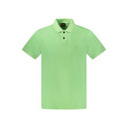 Hugo Boss Green Cotton Men's Polo