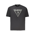 Guess Jeans Black Cotton Men's T-Shirt