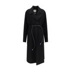 Max Mara Black Wool Oves Aries Coat