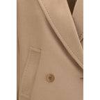 Max Mara Beige Wool Oves Aries Coat