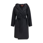 Max Mara Black Wool Oves Aries Coat