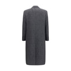 Valentino Garavani Gray Wool Oves Aries Coat