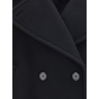 Chloé Black Wool Oves Aries Coat