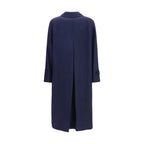 Blazé Milano Blue Wool Oves Aries Coat