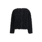 Kristina Ti Black Polyester Coat