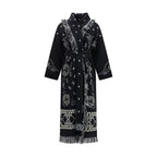 Alanui Black Wool Oves Aries Coat