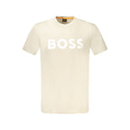 Hugo Boss Beige Cotton Men's T-Shirt