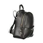 Coccinelle Black Leather Backpack