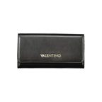 Mario Valentino Black Polyurethane Women's Wallet