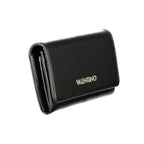 Mario Valentino Black Polyurethane Women's Wallet