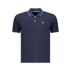 La Martina Blue Cotton Men's Polo Shirt