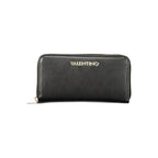 Mario Valentino Black Polyurethane Women's Wallet