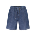 Hugo Boss Blue Cotton Bermuda Shorts