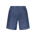 Hugo Boss Blue Cotton Bermuda Shorts