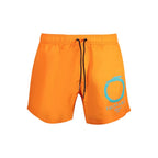 Trussardi Orange Polyester Swim Shorts