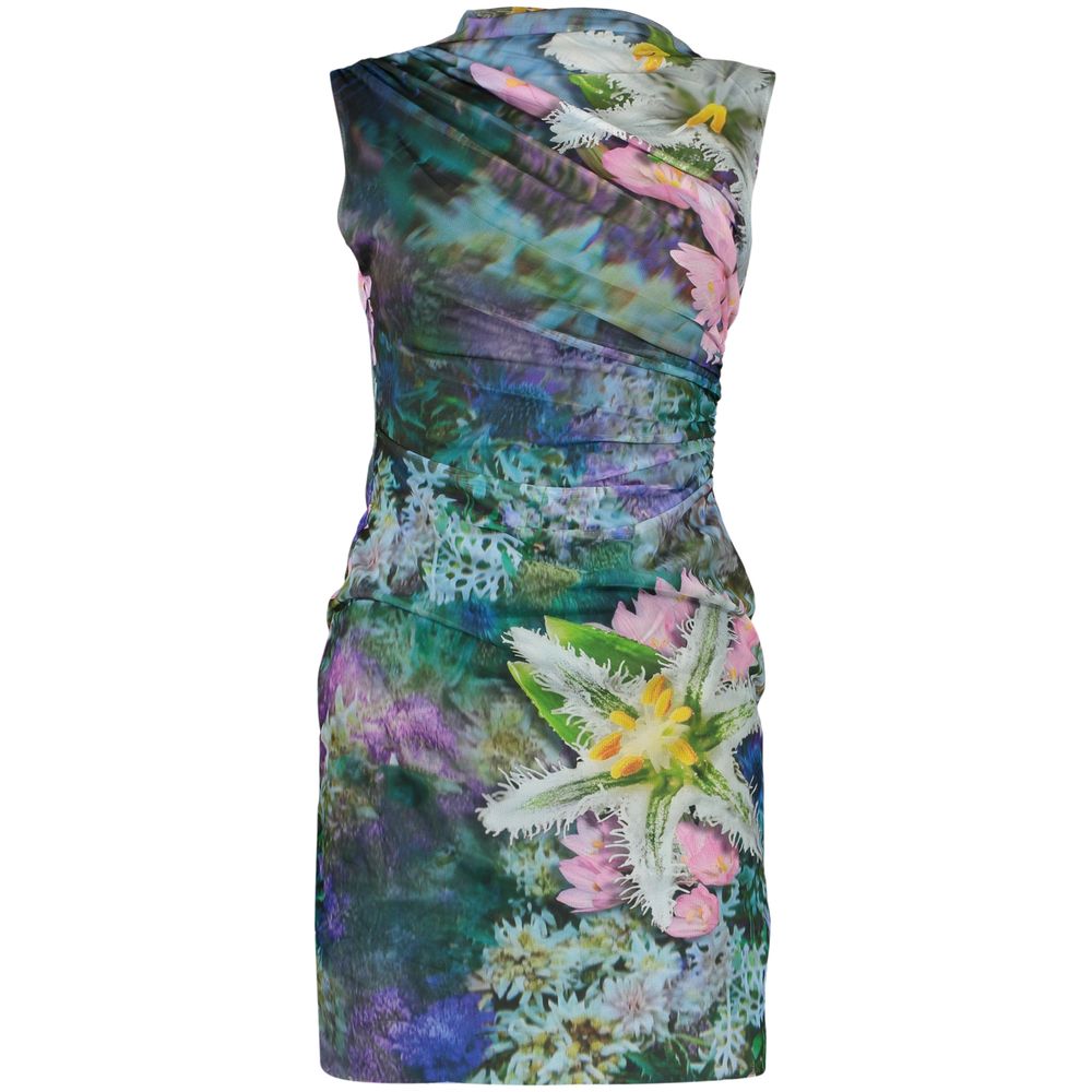 Desigual Green Cotton Casual Dress