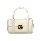 Coccinelle White Leather Handbag