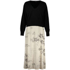 Desigual White Polyester Casual Dress