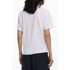 Desigual White Cotton T-Shirt