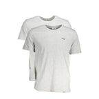 Fila Gray Cotton T-Shirt