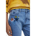 Desigual Blue Cotton Jeans Denim