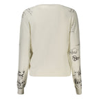 Desigual White Viscose Sweatshirt