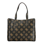 Guess Jeans Brown Polyethylene Handbag