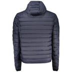 Cavalli Class Blue Polyester Shell Jacket