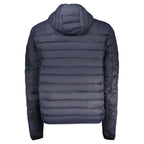 Cavalli Class Blue Polyester Shell Jacket