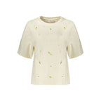 Desigual White Cotton Sweatshirt