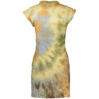 Desigual Green Polyester Casual Dress