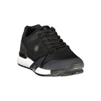 Lumberjack Black Polyester Athletic Sneakers