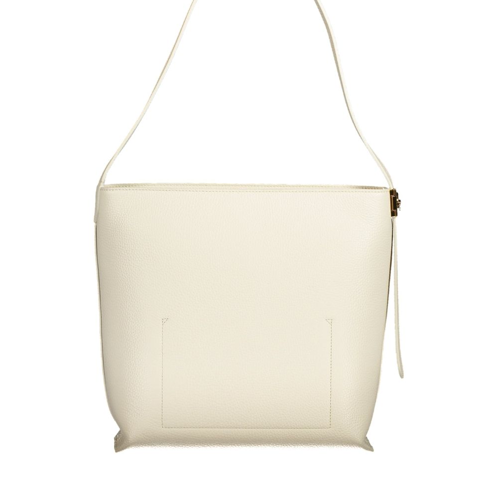 Coccinelle White Leather Handbag
