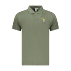 Accademia Militare Green Cotton Polo Shirt