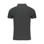 Accademia Militare Black Cotton Polo Shirt