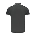 Accademia Militare Black Cotton Polo Shirt