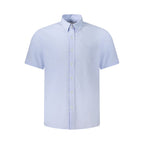 Guess Jeans Blue Cotton Shortsleeve Shirt