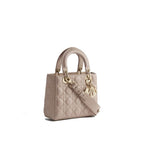 Dior Beige Lamb Leather Shoulder Bag