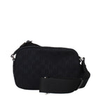 Karl Lagerfeld Black Fabric Crossbody Bag