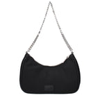 Karl Lagerfeld Black Fabric Shoulder Bag
