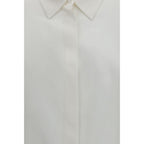 Lardini White Silk Dress Shirt