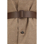 Jacob Cohen Brown Cotton Coat