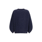 Fabiana Filippi Blue Wool Oves Aries Sweatshirt