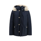 Woolrich Blue Cotton Parka