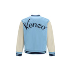 Kenzo Blue Wool Oves Aries Bomber