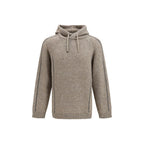 Giorgio Armani Beige Alpaca Vicugna Pacos Hoodie