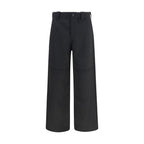 Kenzo Black Wool Oves Aries Chino Pants