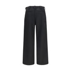 Kenzo Black Wool Oves Aries Chino Pants