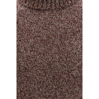 Brunello Cucinelli Bordeaux Wool Oves Aries Turtleneck